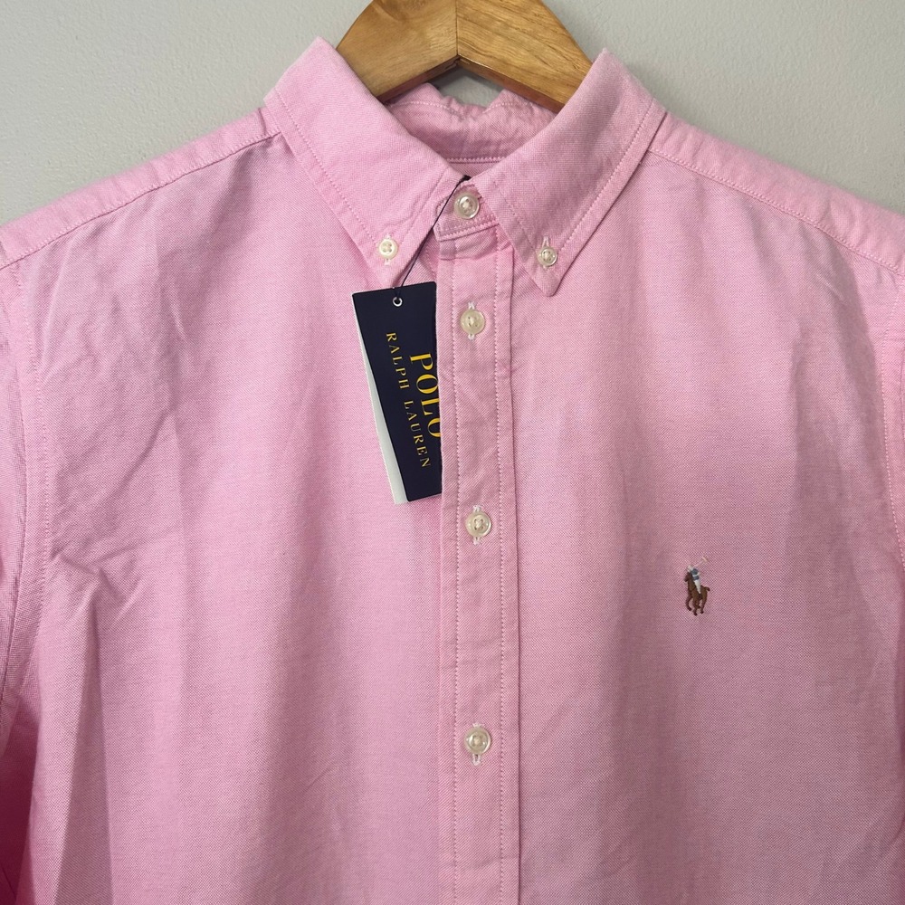 Polo Ralph Lauren Shirt Boys XL 18-20 Pink Oxford Button Down Pony NWT